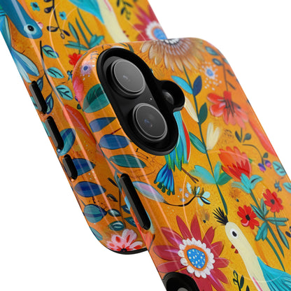 Colorful Birds Bloom iPhone 17 Case - Tough+ - CASE•BOB