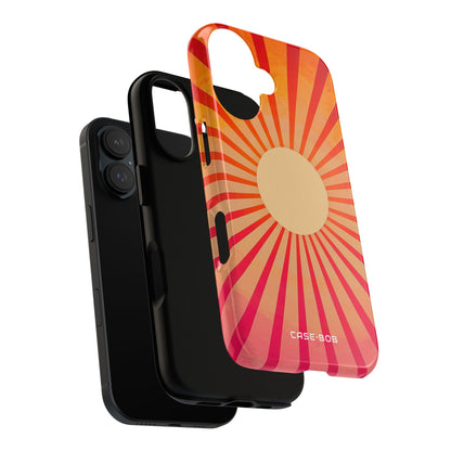 Sunburst Radiance iPhone 16 Case - Tough