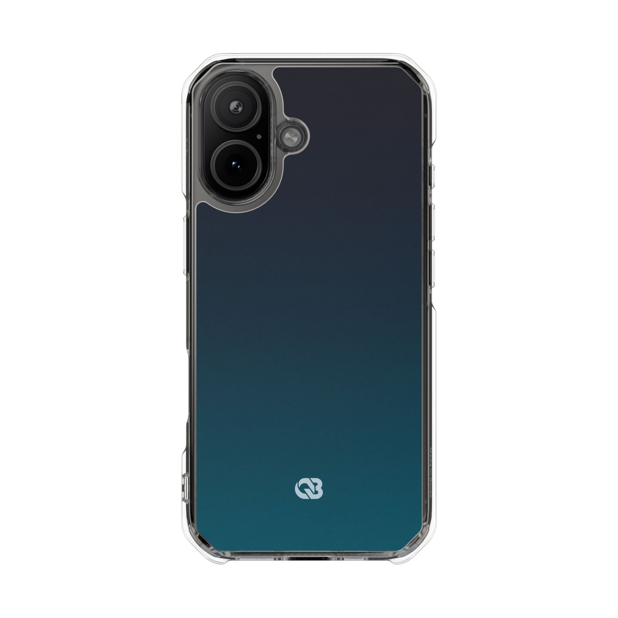 Teal Impact MagSafe Phone Case for iPhone - Abyss Teal Haze