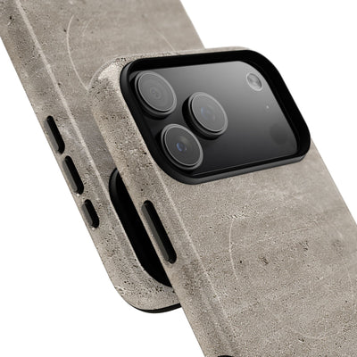 Grey Tough 2.0 Magsafe Phone Case for iPhone - Brutalist Stone Grit