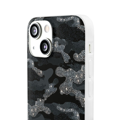 Glitter Shadow Camo · Lite Phone Case for iPhone ·  Black