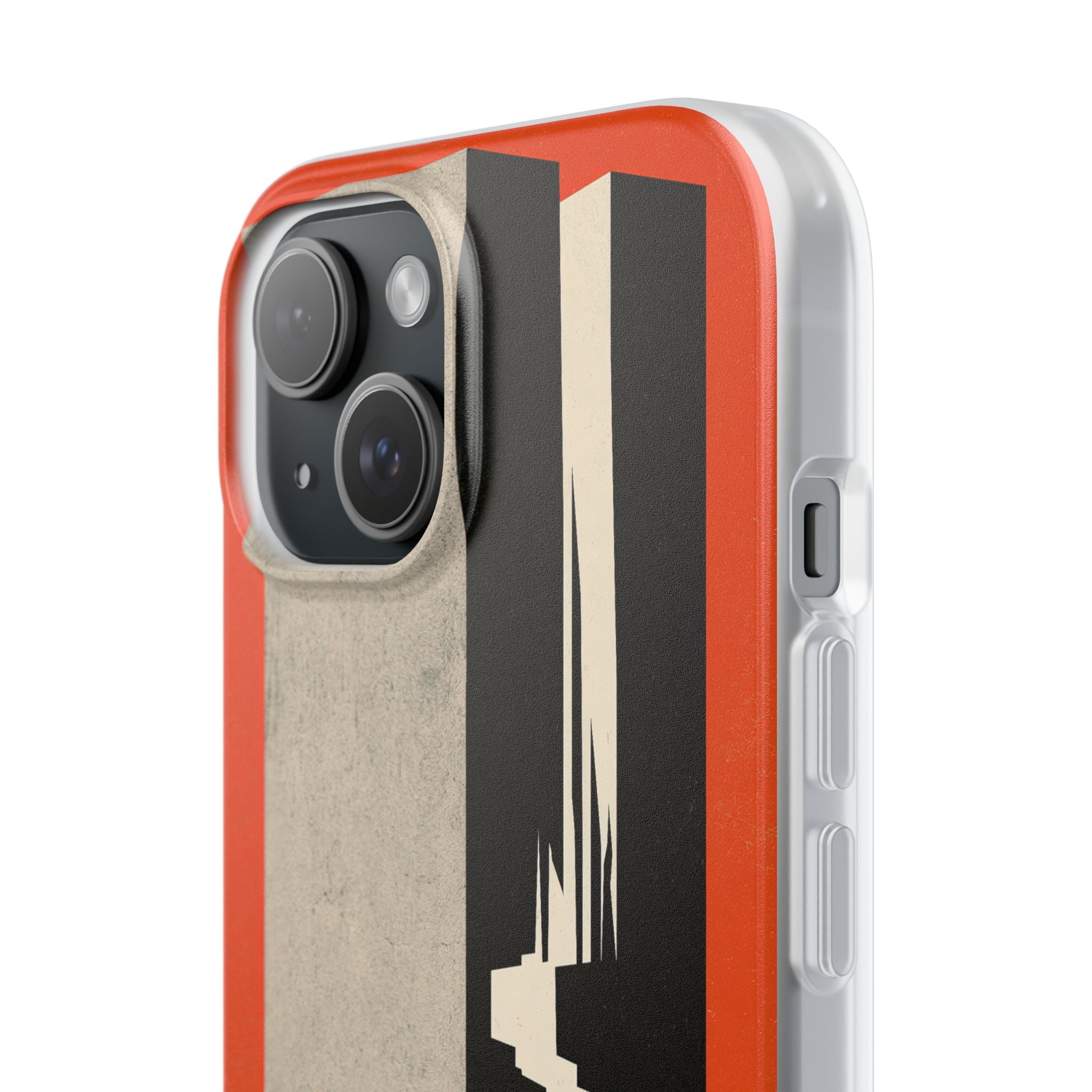 Orange Lite Phone Case for iPhone - Orange Monolith Rift