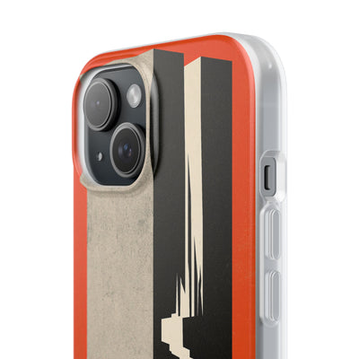 Orange Lite Phone Case for iPhone - Orange Monolith Rift