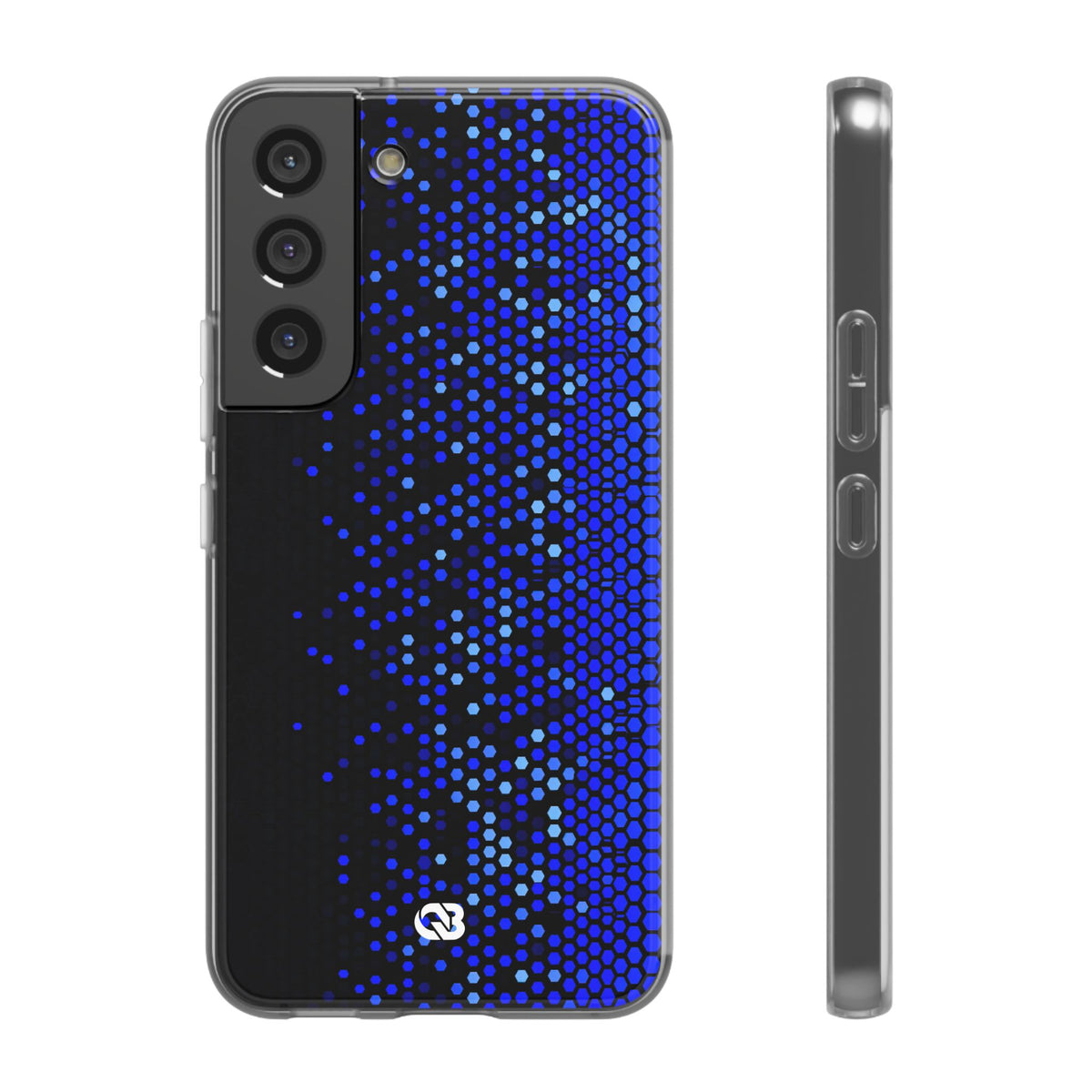 Cobalt Hex Dispersion · Lite Phone Case for Samsung · Blue