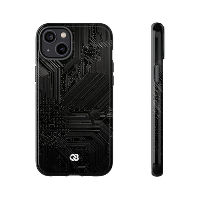 Obsidian Circuitry · Tough Phone Case for iPhone · Black