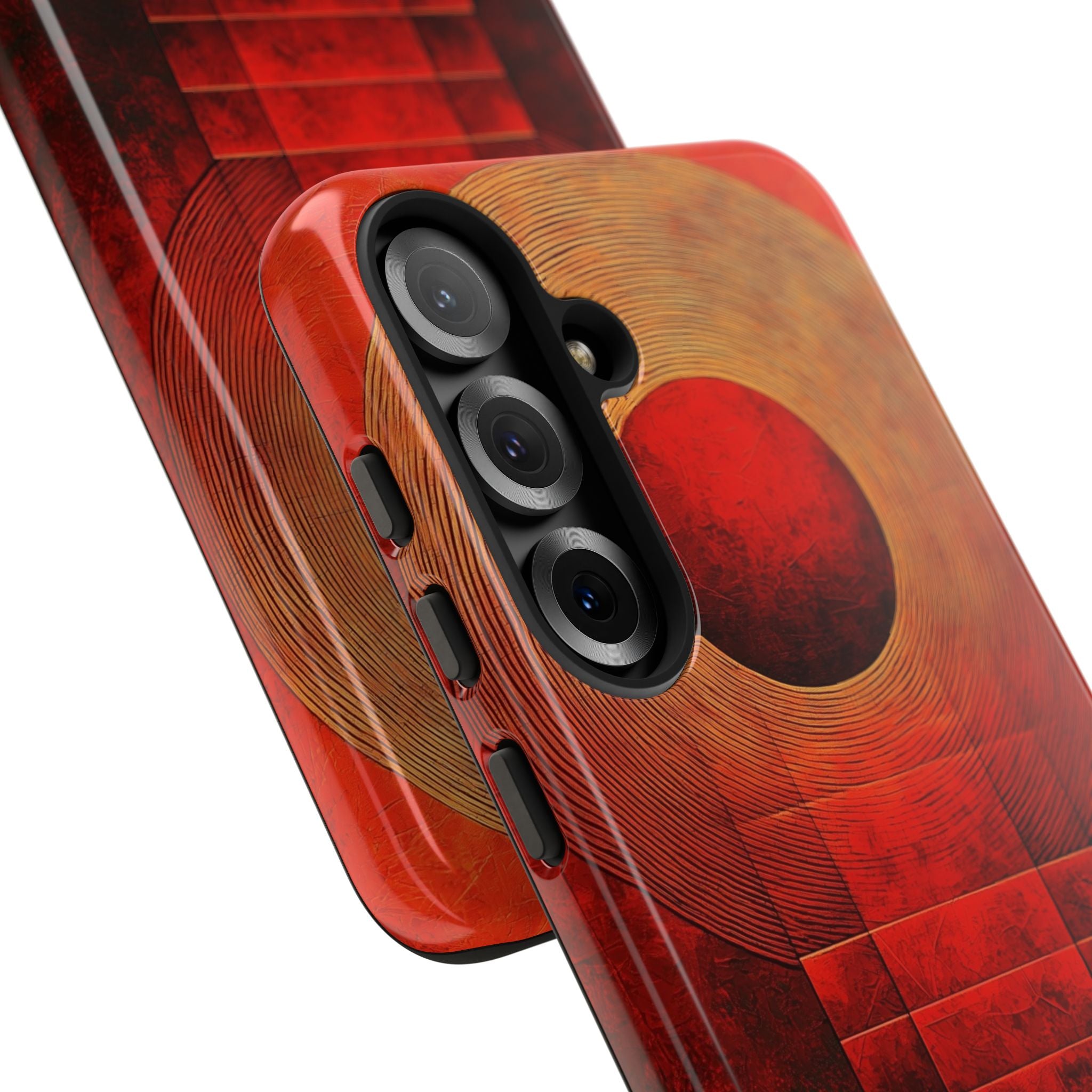 Crimson Solar Halo · Tough Phone Cover for Samsung