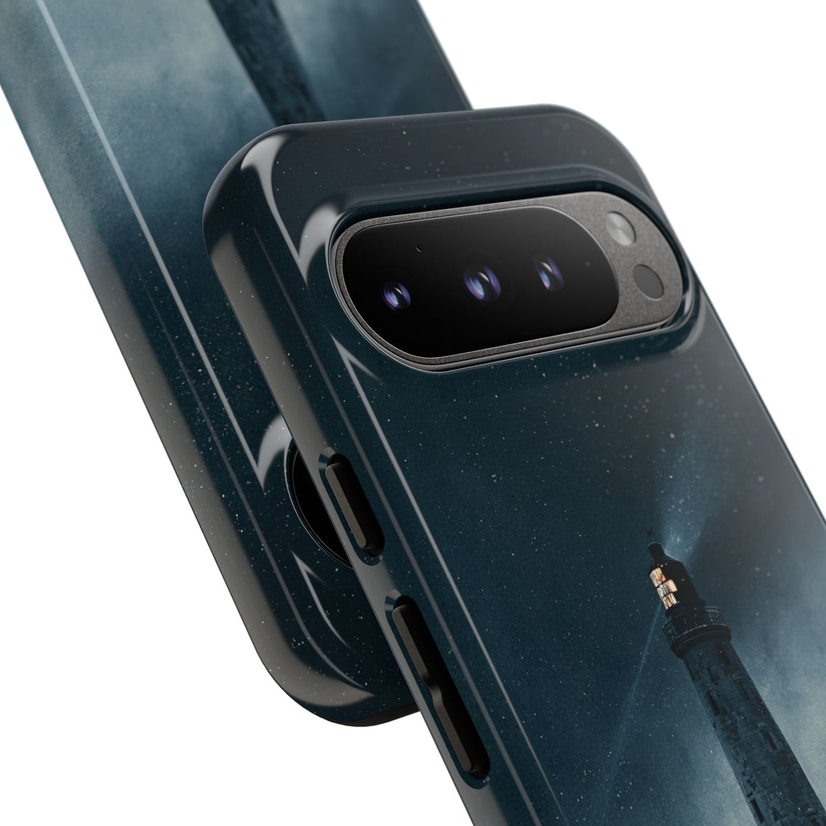 Nordic Coastal Beacon · Tough Phone Case for Pixel ·  Blue