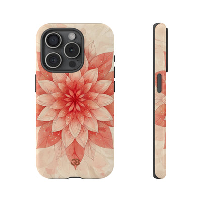 Coral Layered Bloom · Tough Coque de téléphone pour iPhone
