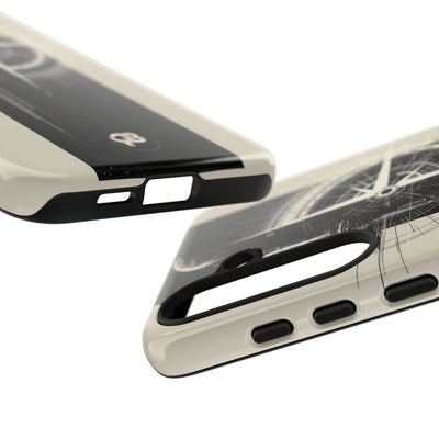 Beige Tough Phone Case for Samsung - Zenith Vector Spire