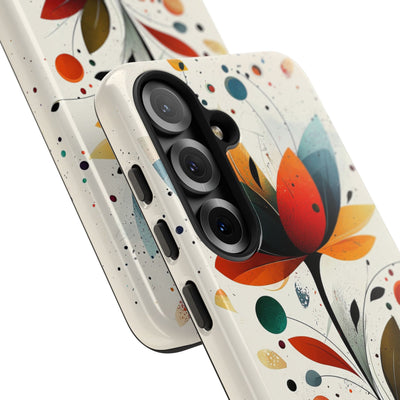 Burnt Petal Abstract · Tough Phone Case for Samsung