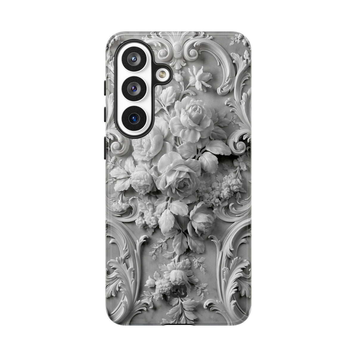 Rococo Marble Rose · Tough Phone Case for Samsung · White