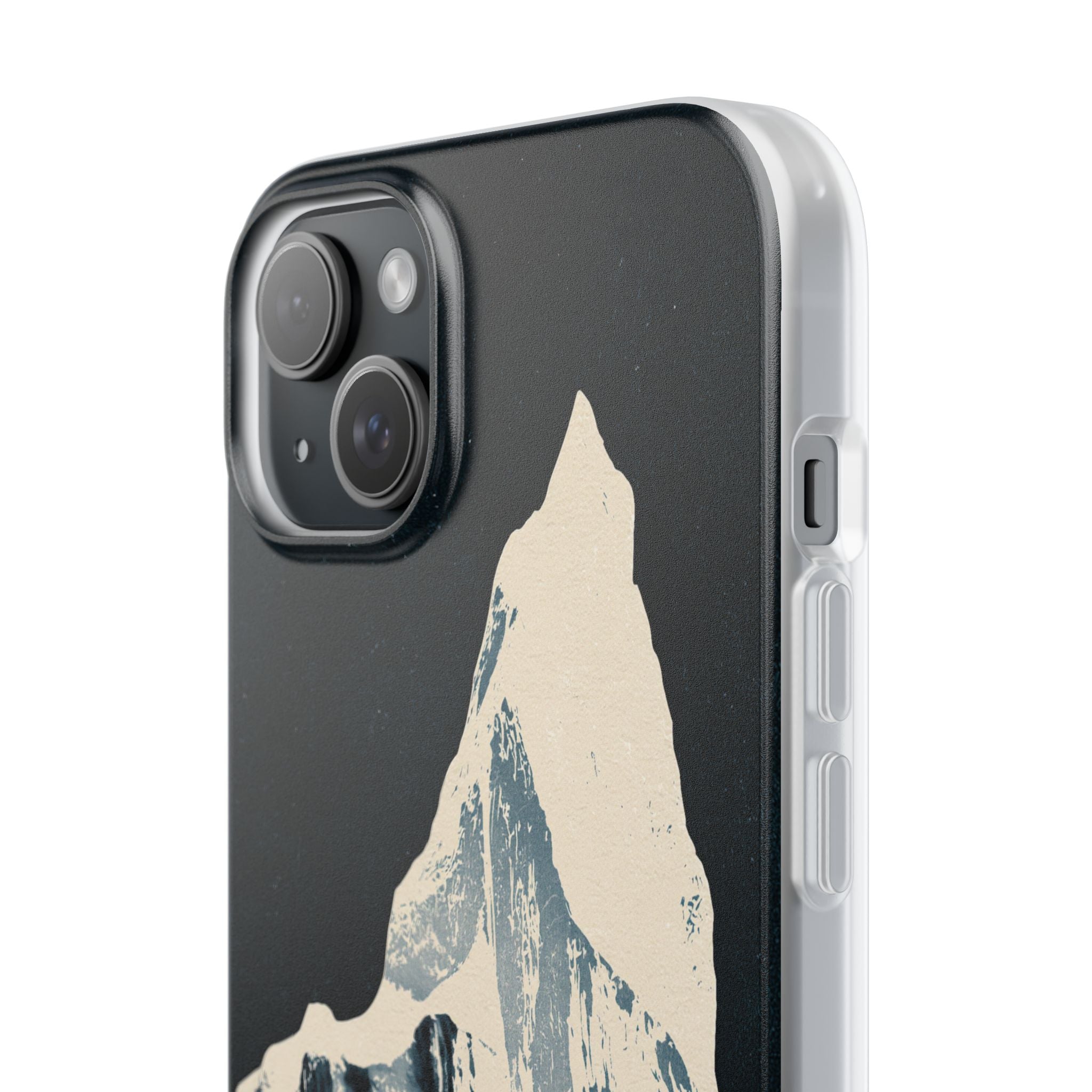 Blue Lite Phone Case for iPhone - Frozen Navy Monolith