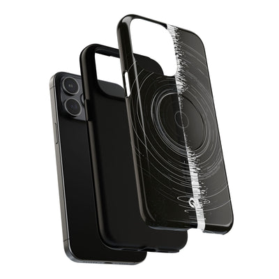 Black Tough 2.0 Magsafe Phone Case for iPhone - Obsidian Orbital Signal