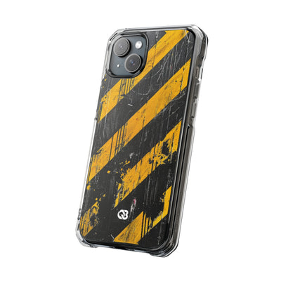 Urban Hazard Decay · Clear Impact Magnetic Phone Case for iPhone · Black