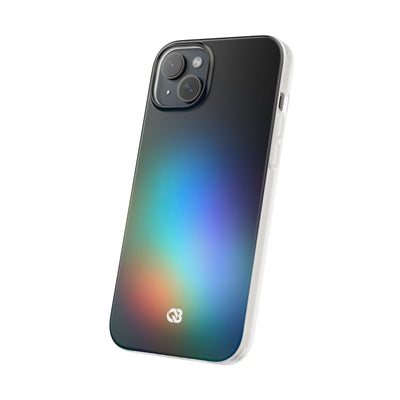 Black Lite Phone Case for iPhone - Electric Prism Grain
