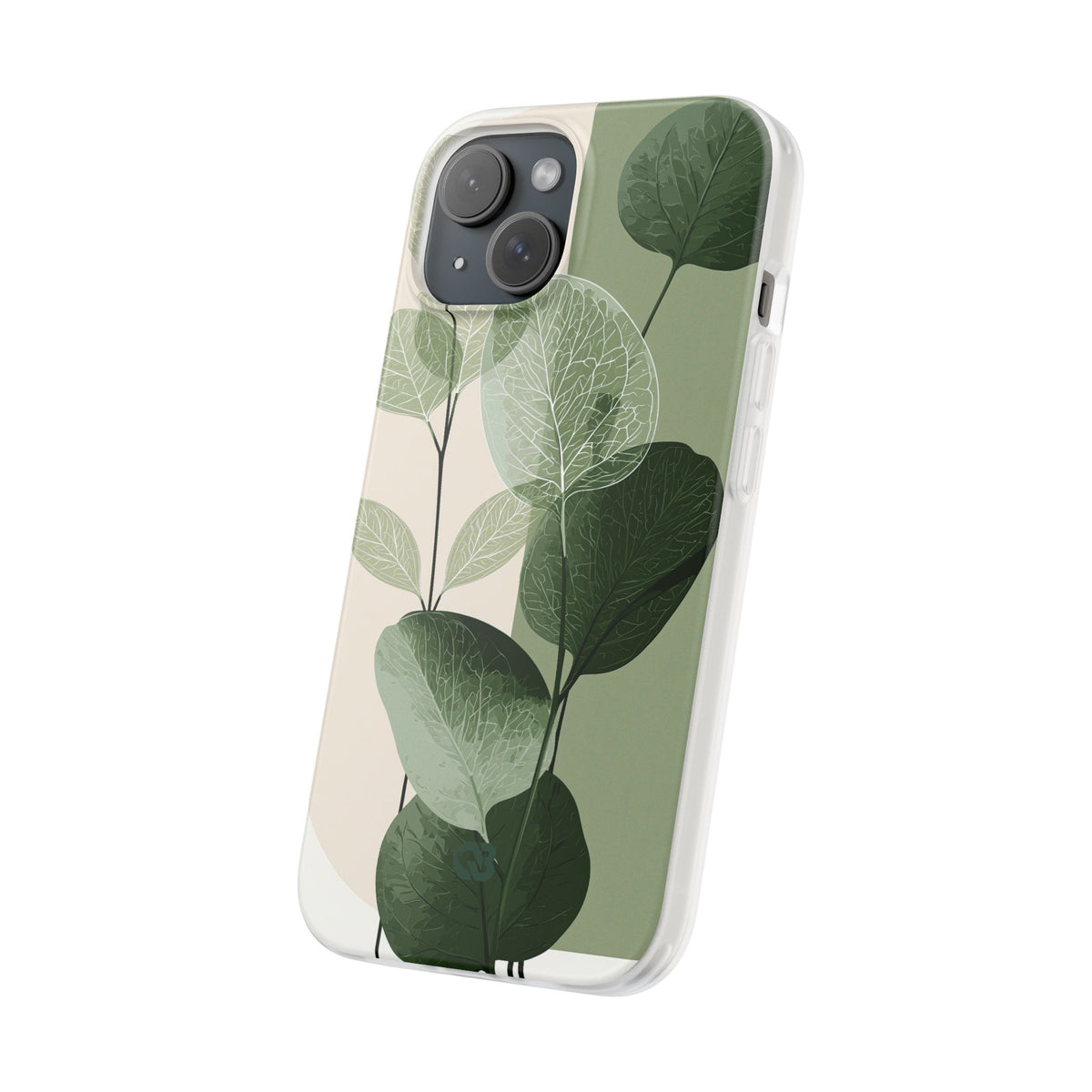 Layered Eucalyptus Study · Lite Phone Case for iPhone ·  Green