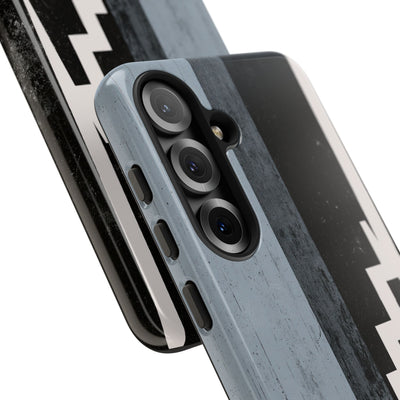 Grey Tough Phone Case for Samsung - Industrial Concrete Void