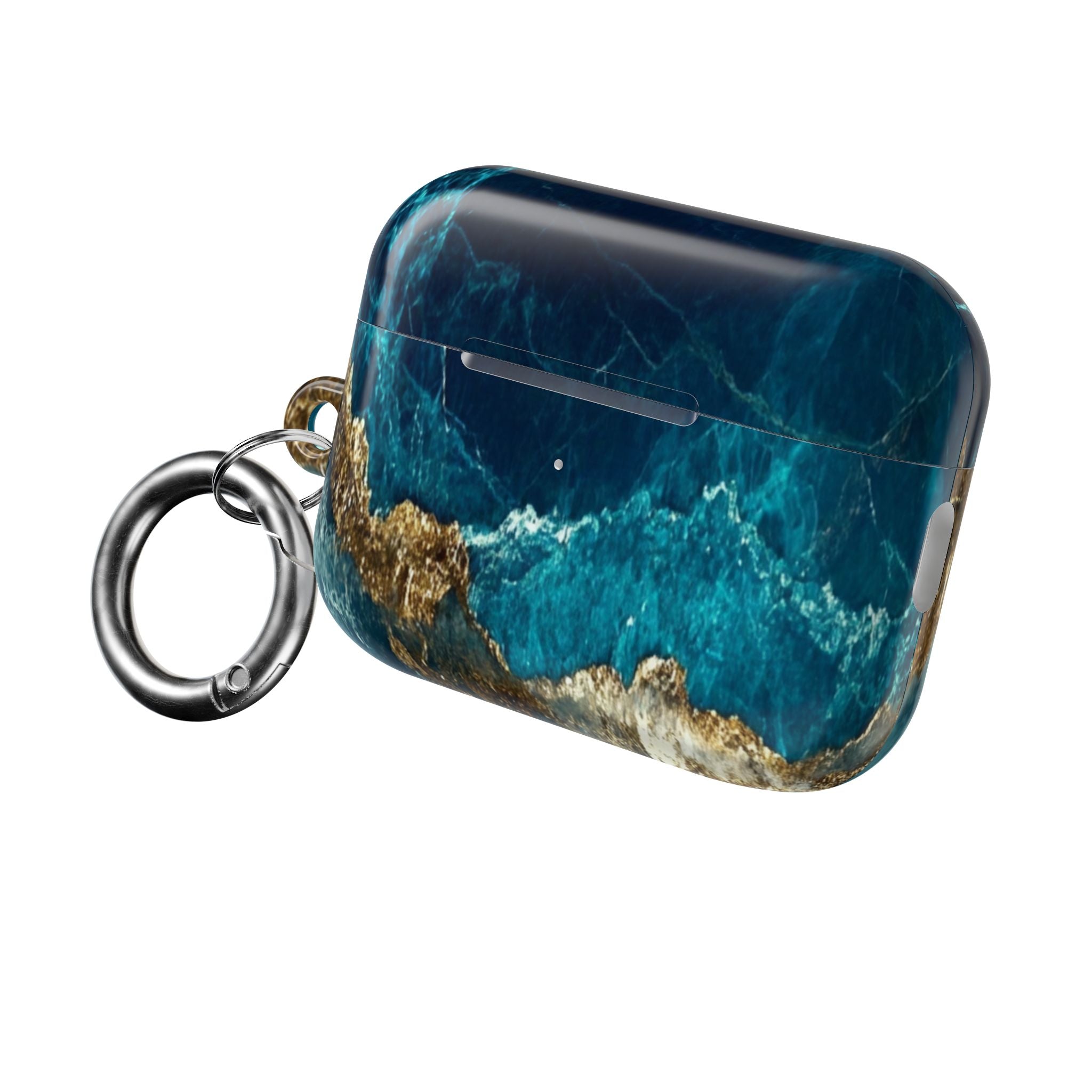 Golden Fracture Teal - AirPods Case