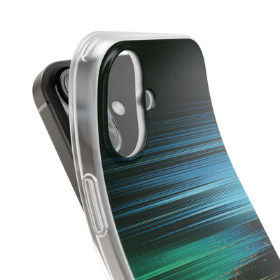 Digital Shoreline Drift · Lite Phone Case for iPhone ·  Teal