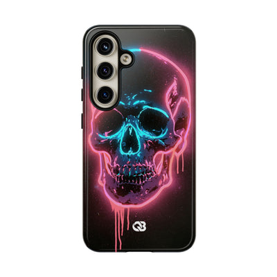 Neon Drip Skull · Tough Phone Case for Samsung · Black