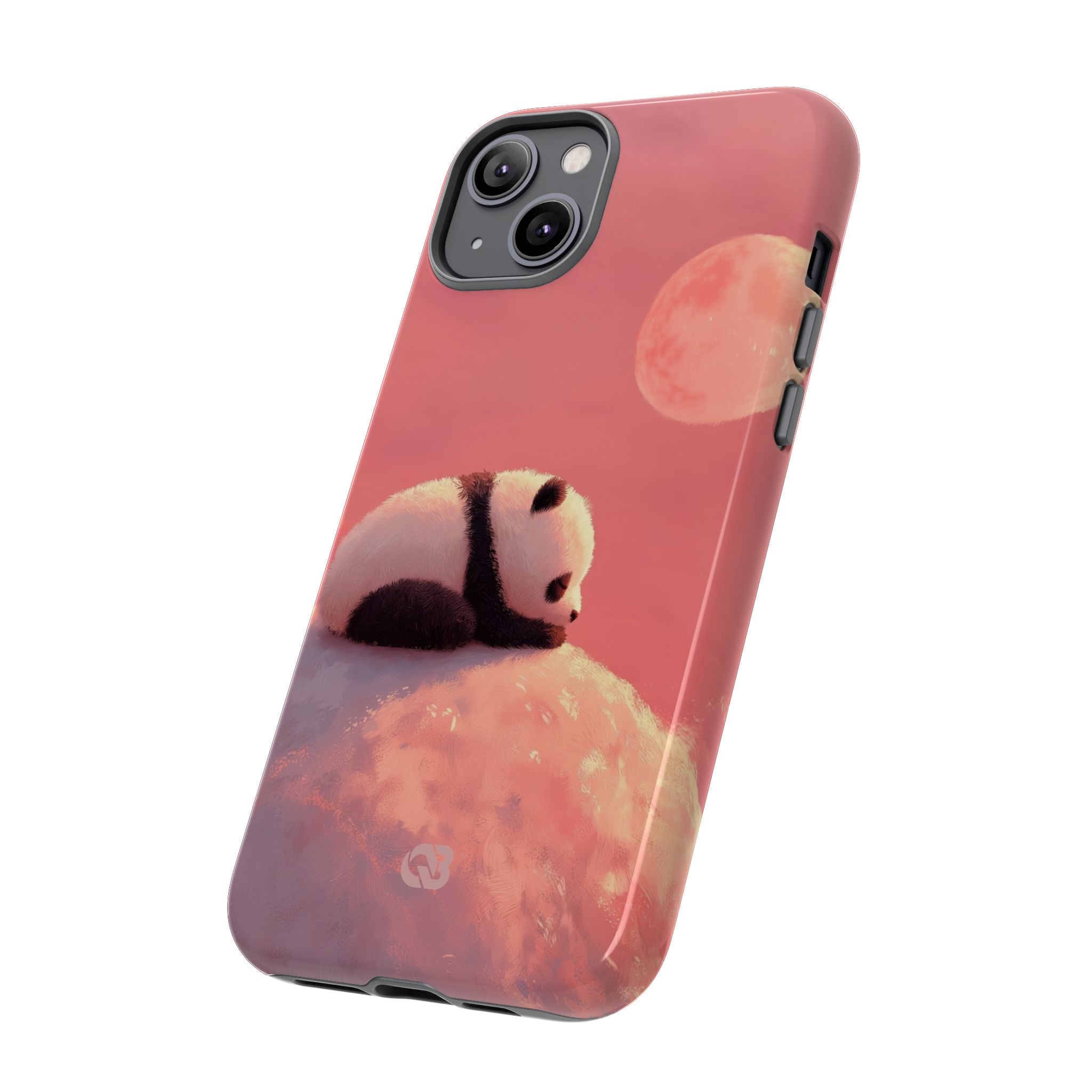 Rose Moon Panda · Tough Coque de téléphone pour iPhone