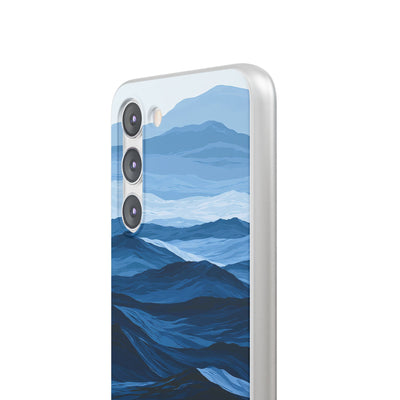 Blue Lite Phone Case for Samsung - Cobalt Ridge Tides