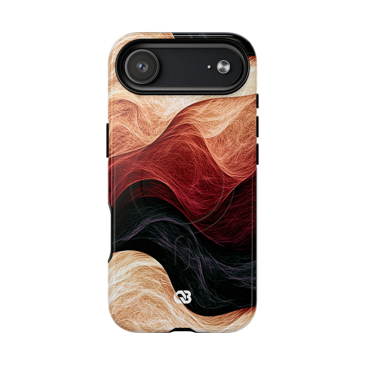Ember Wave Dispersion · Tough 2.0 Magnetic Phone Case for iPhone · Red