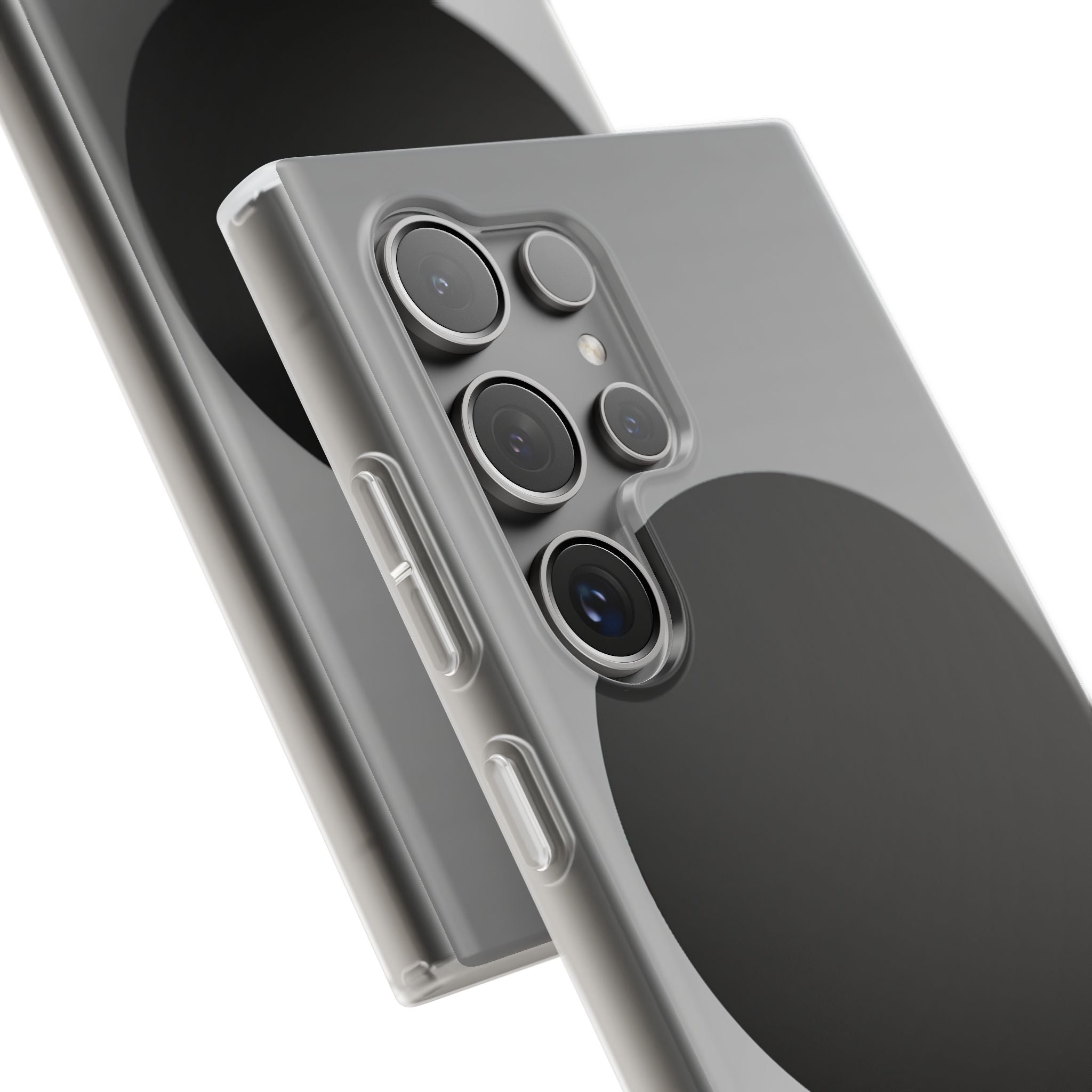 Grey Lite Phone Case for Samsung - Matte Onyx Sphere