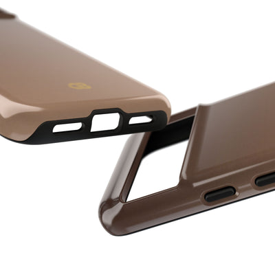 Brown Tough Phone Case for Google Pixel - Smoked Caramel Fade