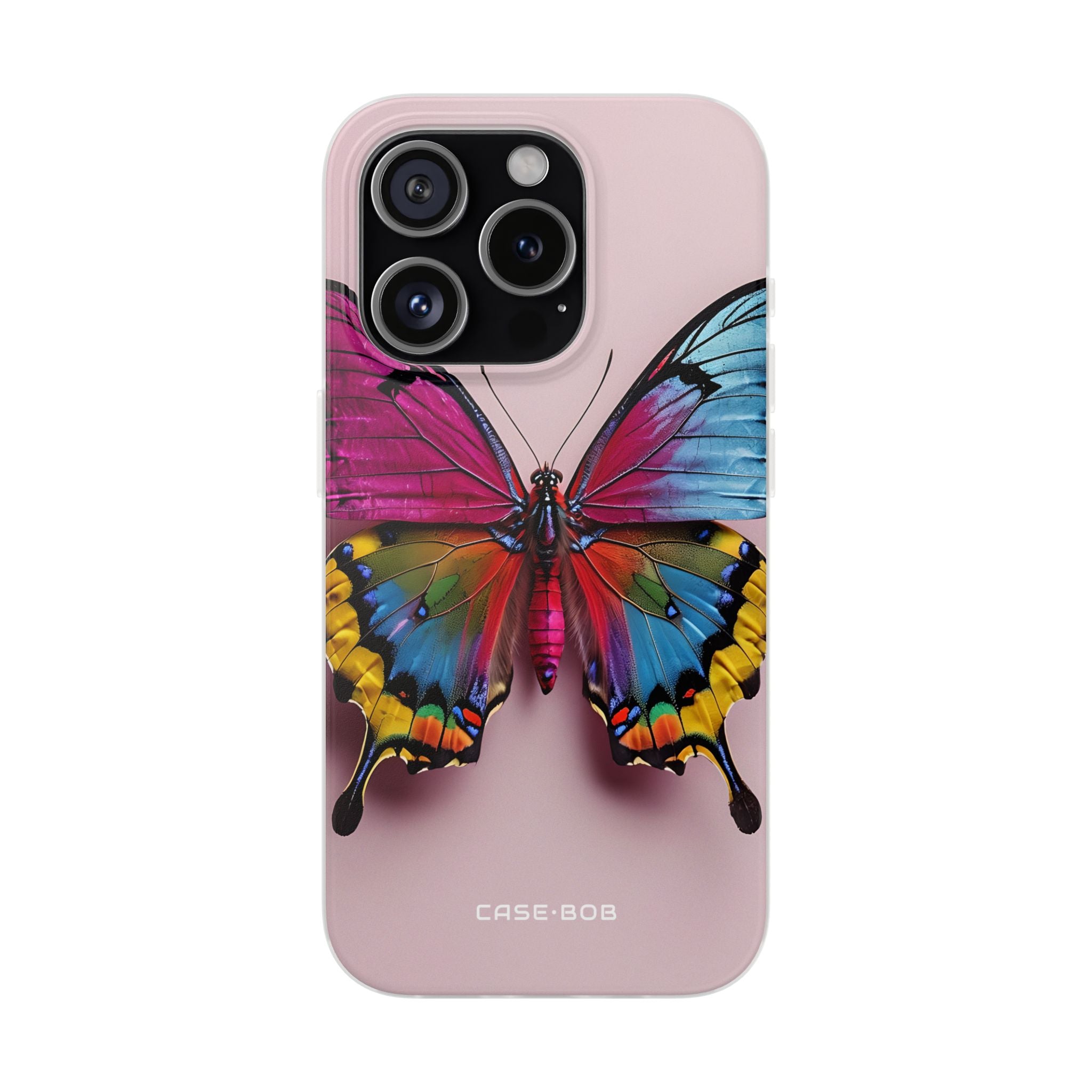 Lebhafter Schmetterling iPhone 15 Pro Case - Soft