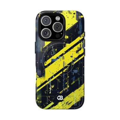 Acid Hazard · Tough 2.0 Magnetic Phone Case for iPhone · Yellow