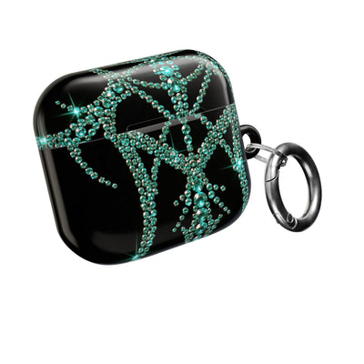 Teal Cyber Sigil · Hard Case for AirPods & AirPods Pro · Teal