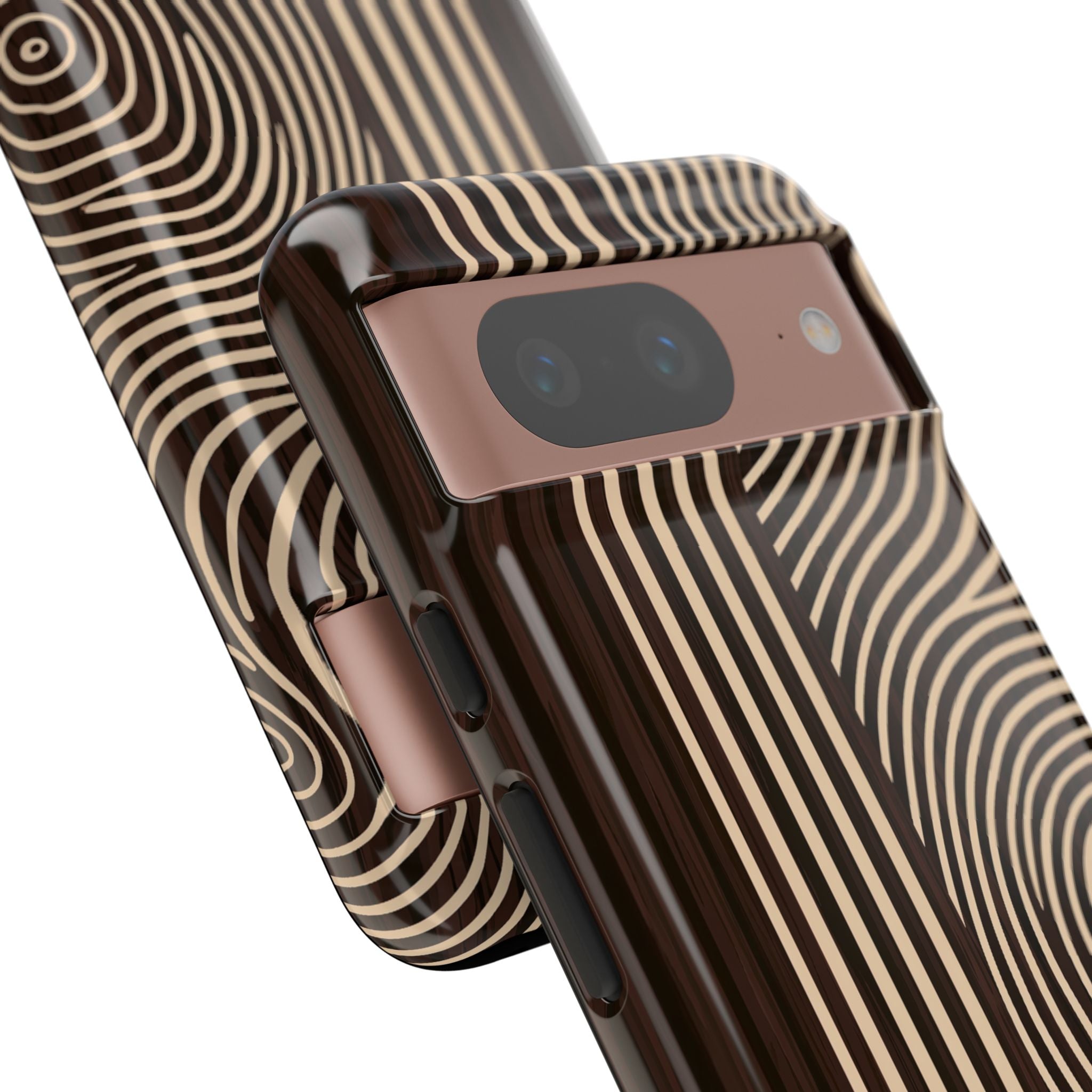 Brown Tough Phone Case for Google Pixel - Espresso Sand Ridge