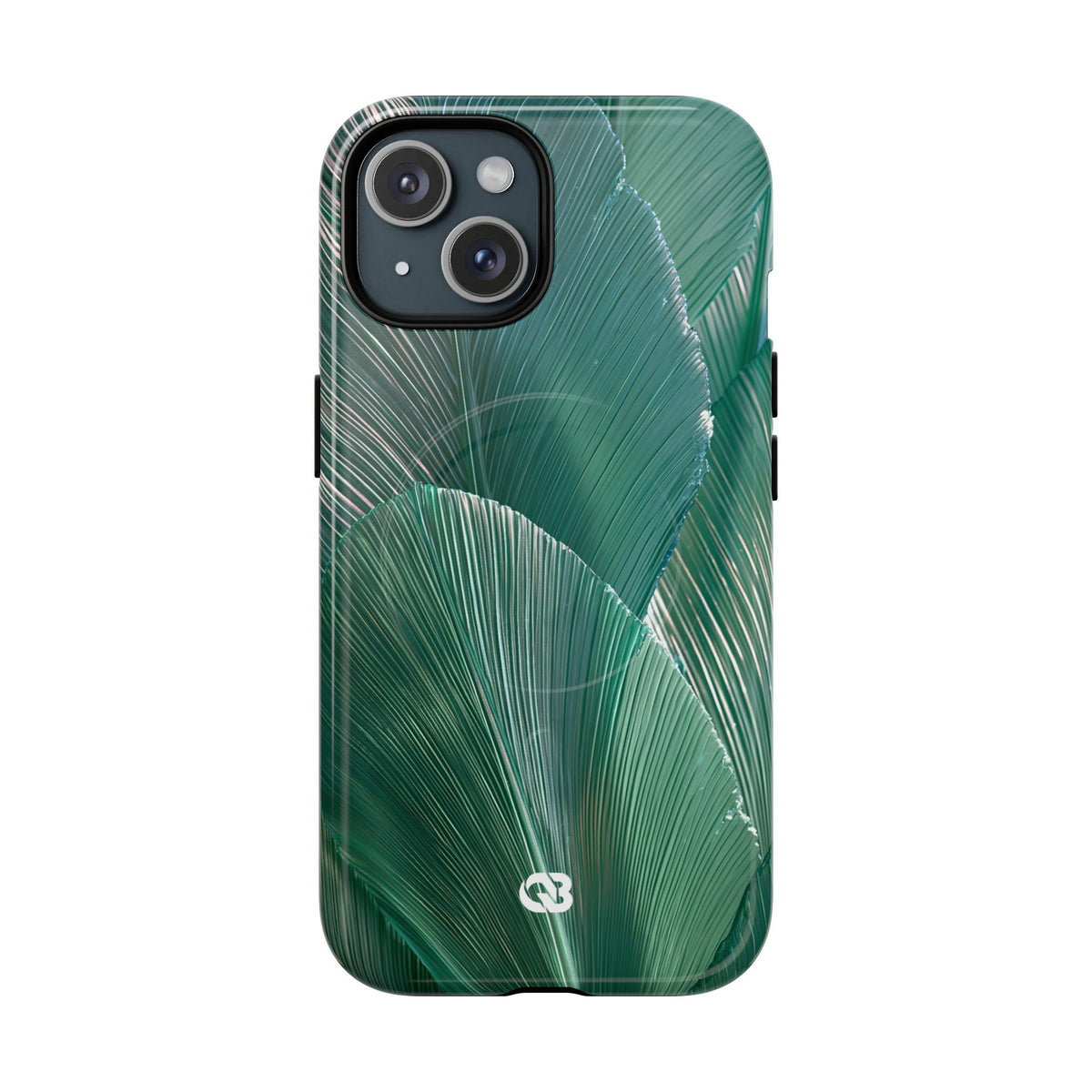 Translucent Fan Palm · Tough 2.0 Magnetic Phone Case for iPhone · Teal