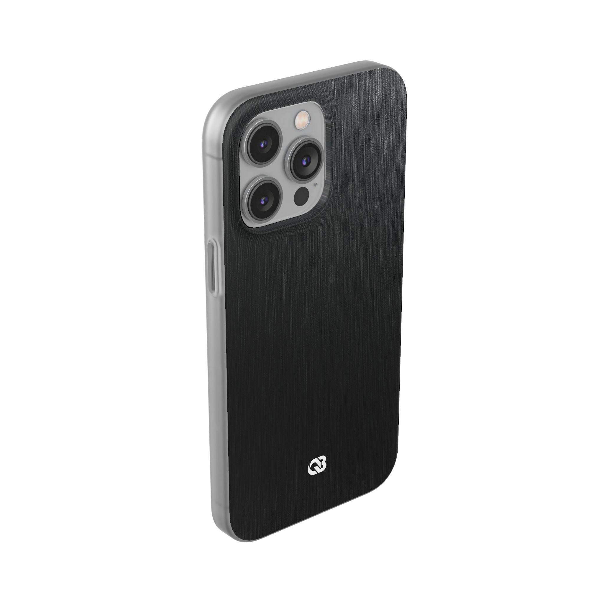 Black Lite Phone Case for iPhone - Brushed Obsidian Slate