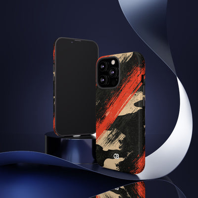 Urban Slash Camo · Tough Phone Case for iPhone · Black