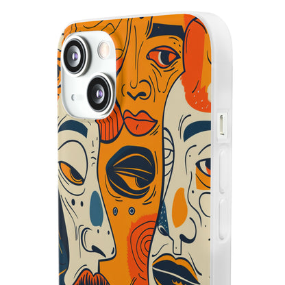 Tangled Faces Sunset iPhone 13 - Soft