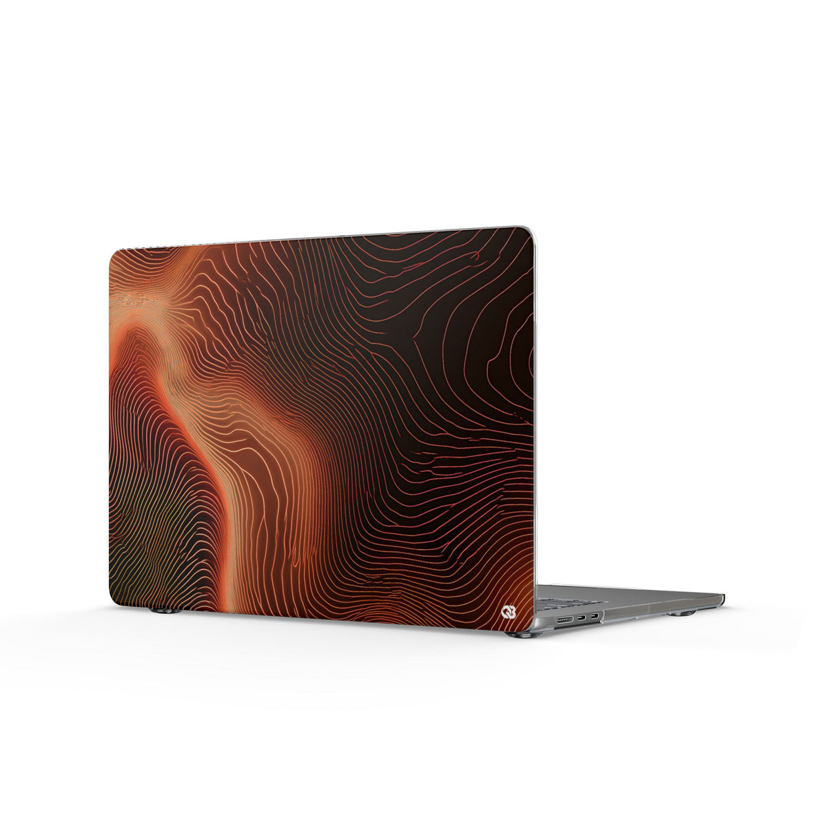 Caldera Ridge · Clear Hard Case for MacBook · Orange