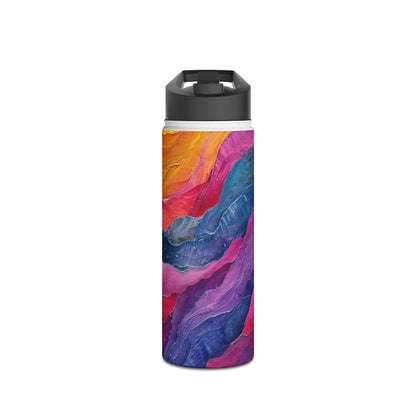 Golden Ridges - Stainless Steel Water Bottle