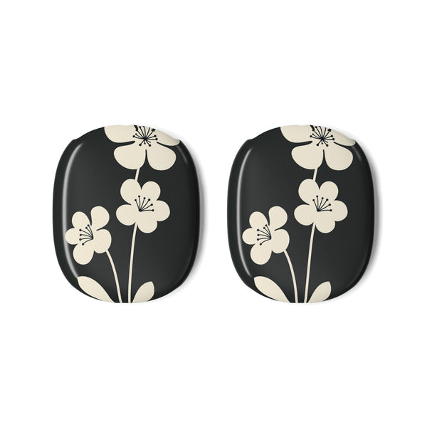 Nordic Blossom · Hard Case for AirPods Max · Black