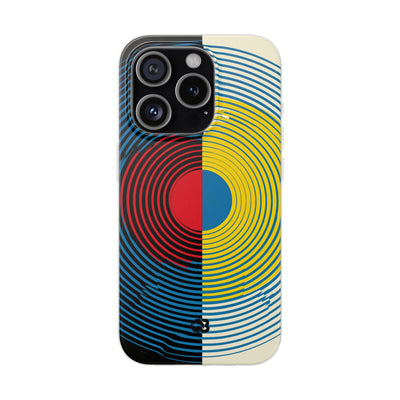 Blue Lite Phone Case for iPhone - Primary Circuit Orbit