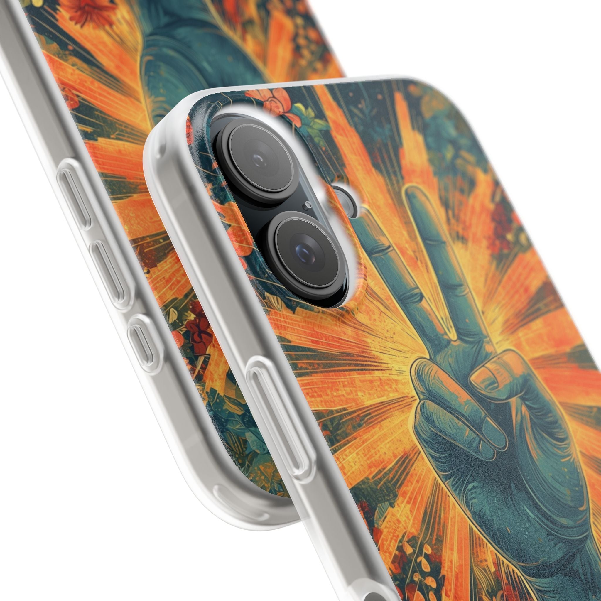 Radiant Peace Bloom · Soft Phone Case for iPhone