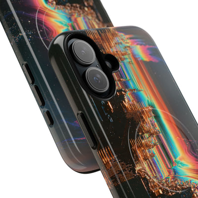 Prismatic Circuit · Tough 2.0 Magnetic Phone Case for iPhone · Black