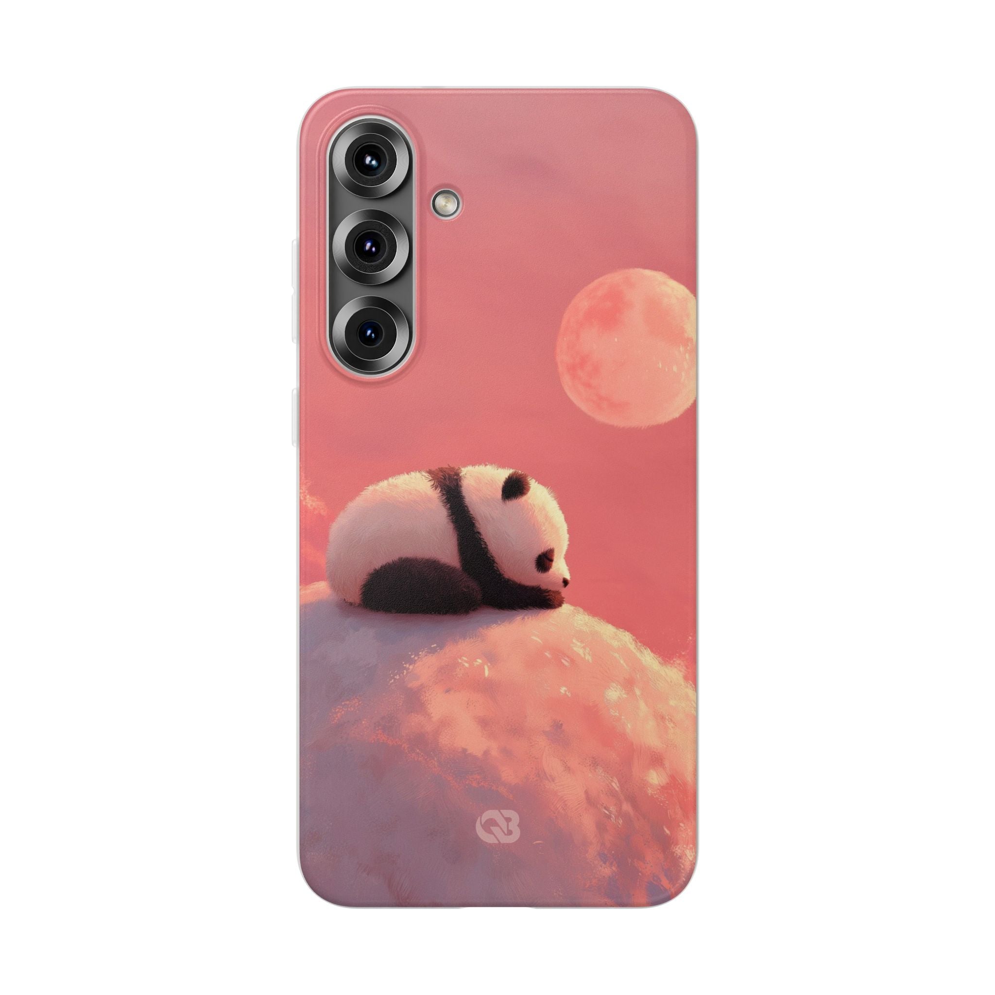Rose Moon Panda · Soft Phone Case for Samsung