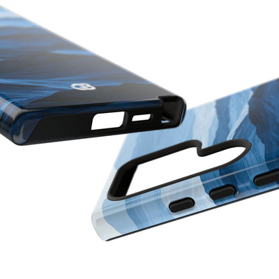 Blue Tough Phone Case for Samsung - Cobalt Ridge Tides