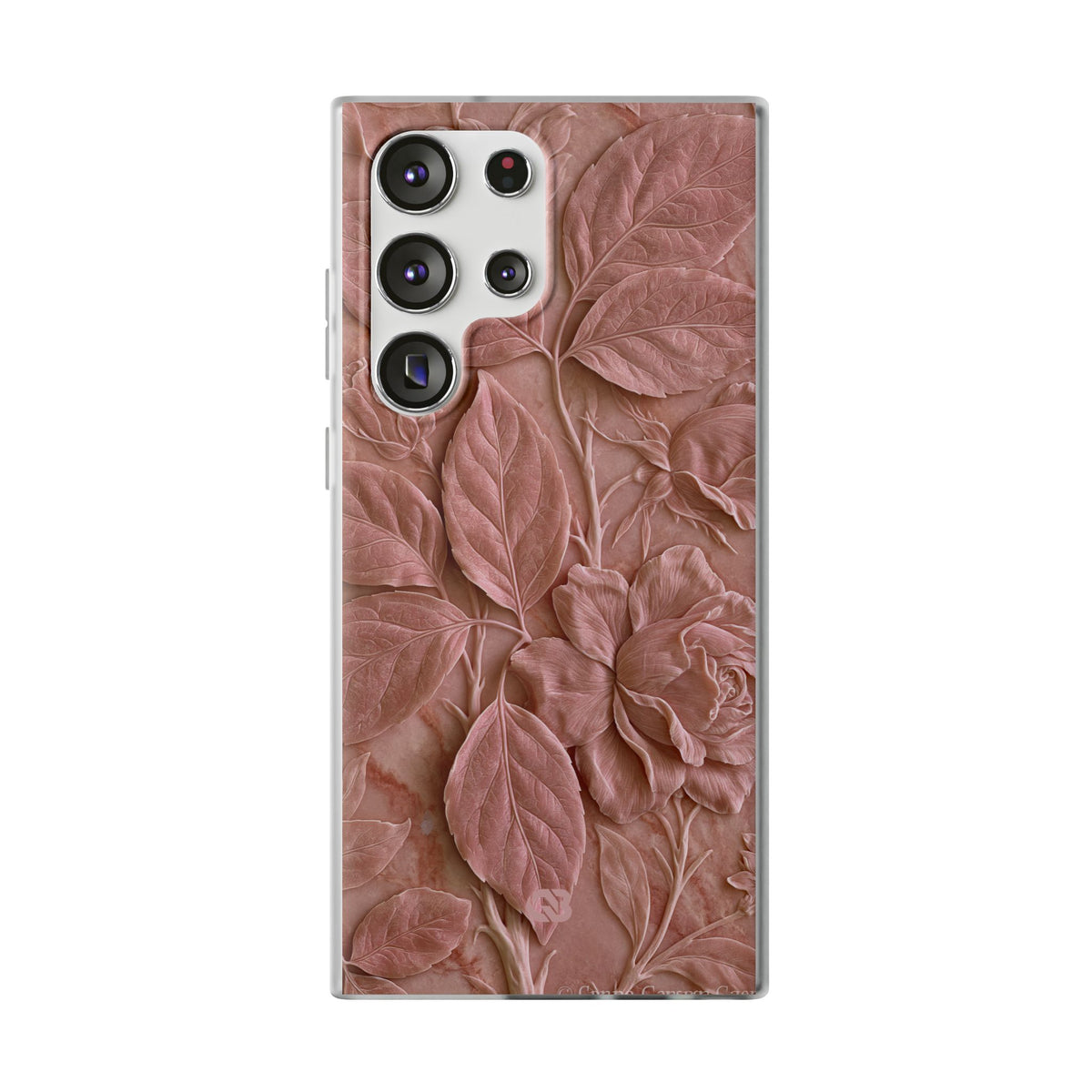 Blush Rose Relief · Lite Phone Case for Samsung · Pink