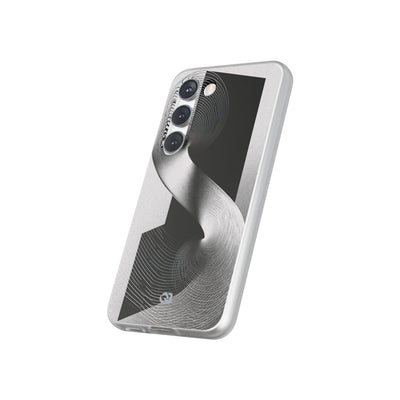 Grey Lite Phone Case for Samsung - Obsidian Moiré Wave