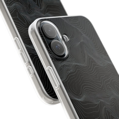 Obsidian Contour Elevation · Lite Phone Case for iPhone ·  Black