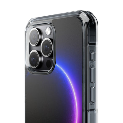 Luminous Eclipse · Clear Impact Magnetic Phone Case for iPhone · Black