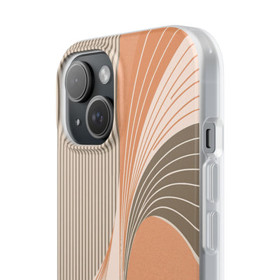 Orange Lite Phone Case for iPhone - Desert Arc Horizon